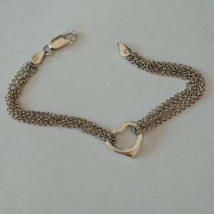 Italy silver heart bracelet
